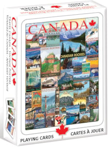CANADA VINTAGE POSTERS PLAYING CARDS