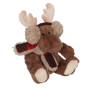 MOOSE WITH EAR MUFFS STUFFIE