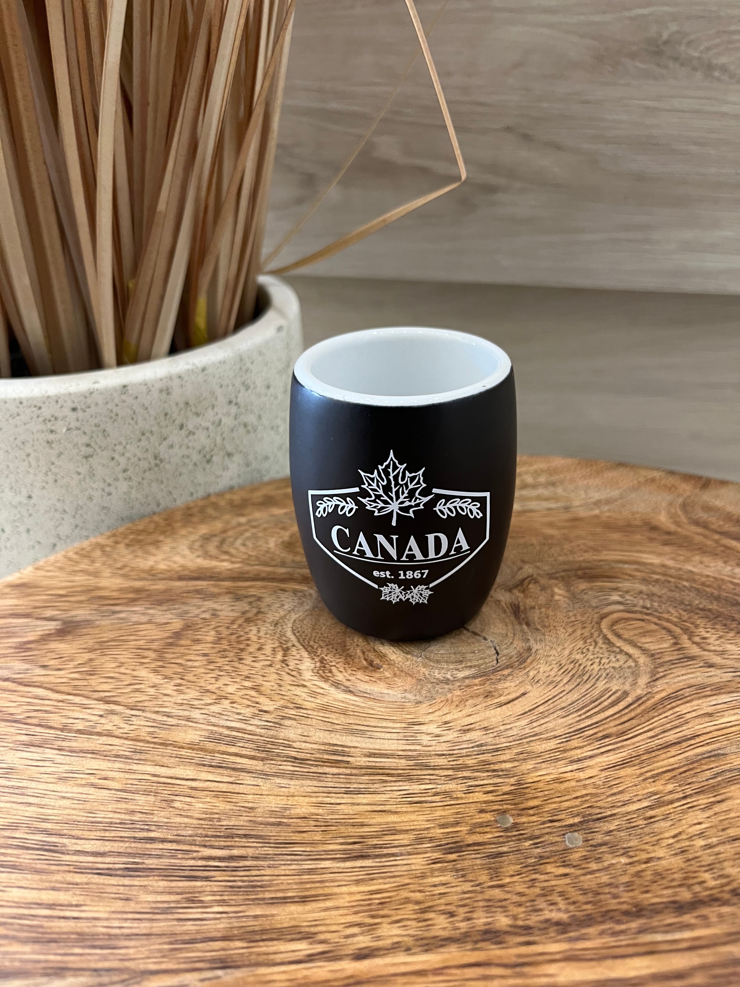 CANADA BADGE SHOT GLASS