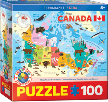 MAP OF CANADA KIDS PUZZLE