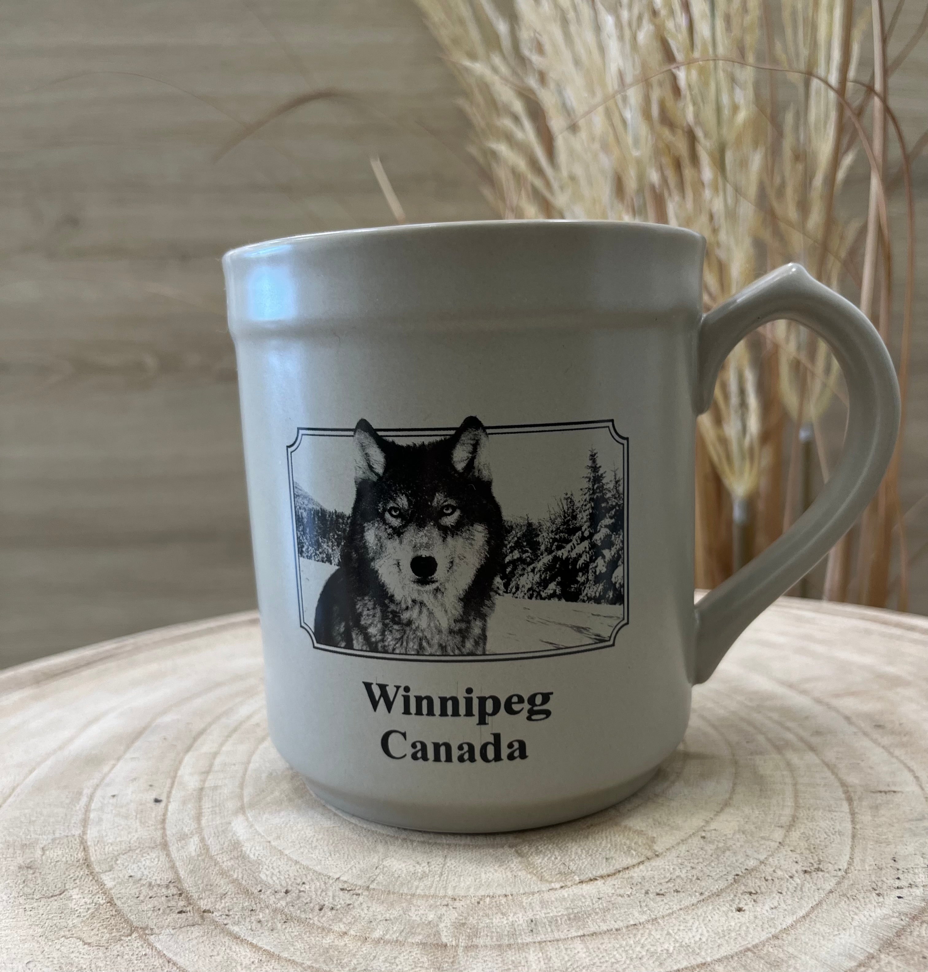 WOLF IN A FRAME MUG