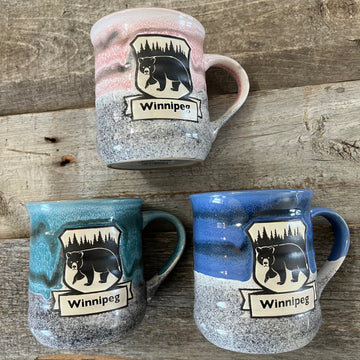 BLACK BEAR POTTERY MUG