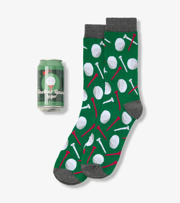 BALLS AND TEES BEER CAN SOCKS