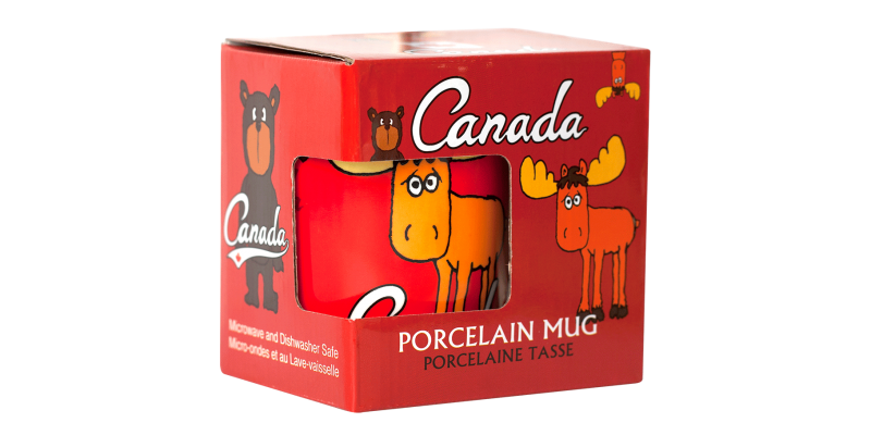 MOOSE CARTOON MUG