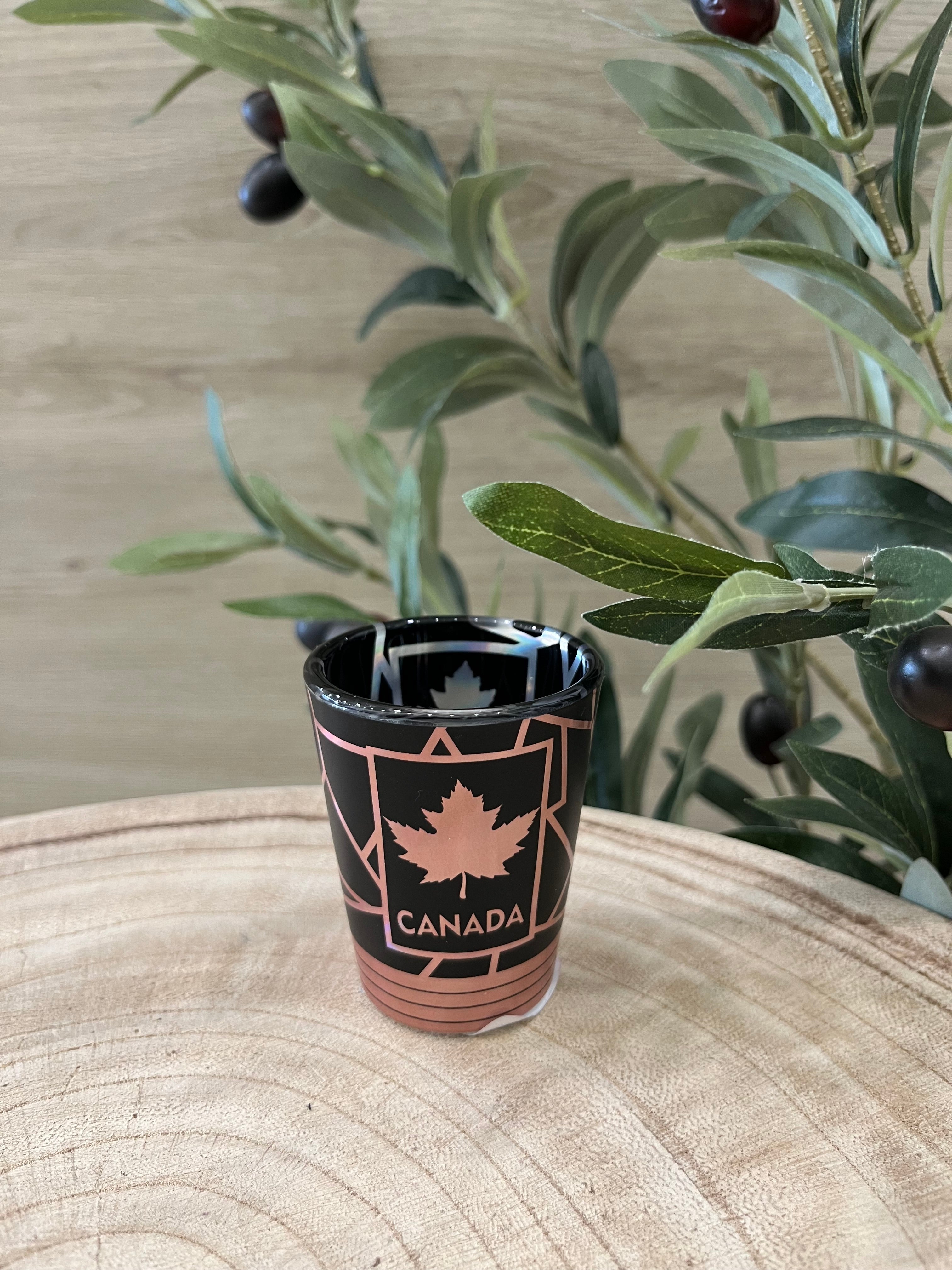 GEOMETRIC PRINT SHOT GLASS