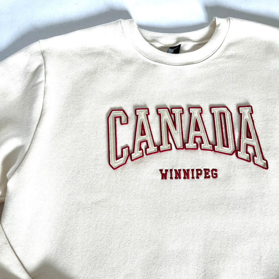 CANADA APPLIQUE CREWNECK