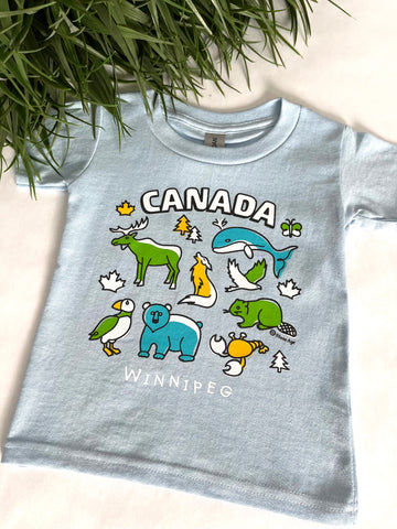 CANADA CRITTERS TODDLER T-SHIRT