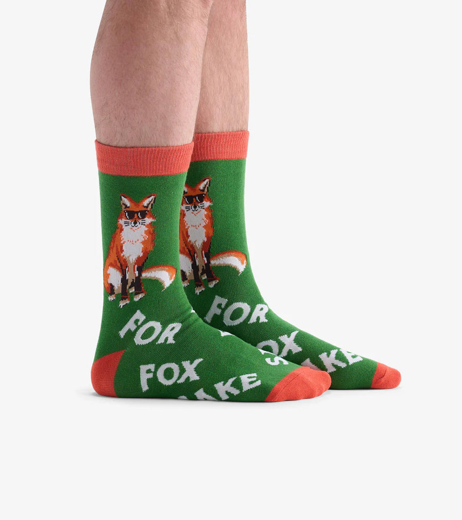 FOR FOX SAKE CREW SOCKS
