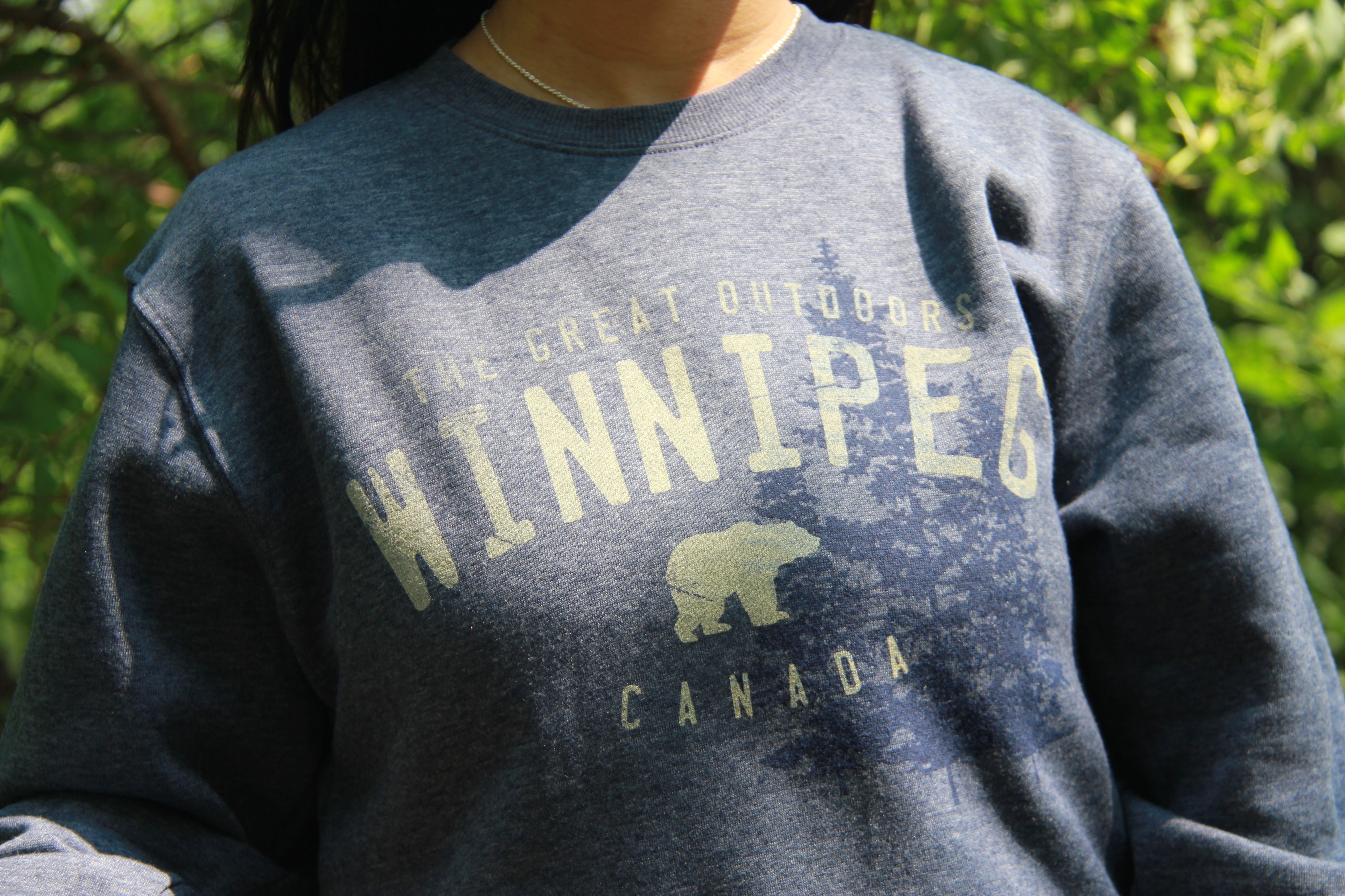 BEAR AND FIR TREES WINNIPEG CDA CREWNECK