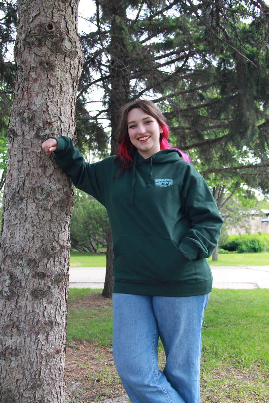 RETRO MANITOBA PATCH HOODIE