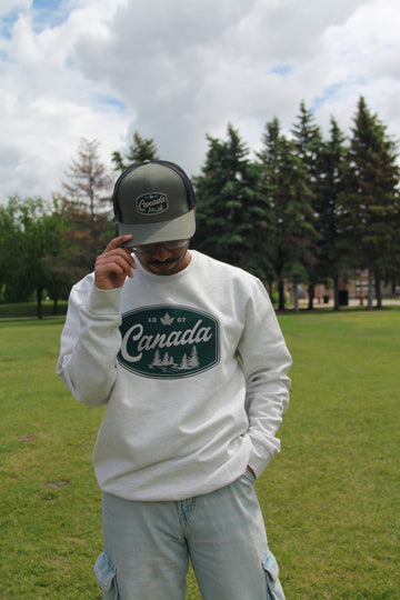 CANADA RETRO BADGE CREWNECK