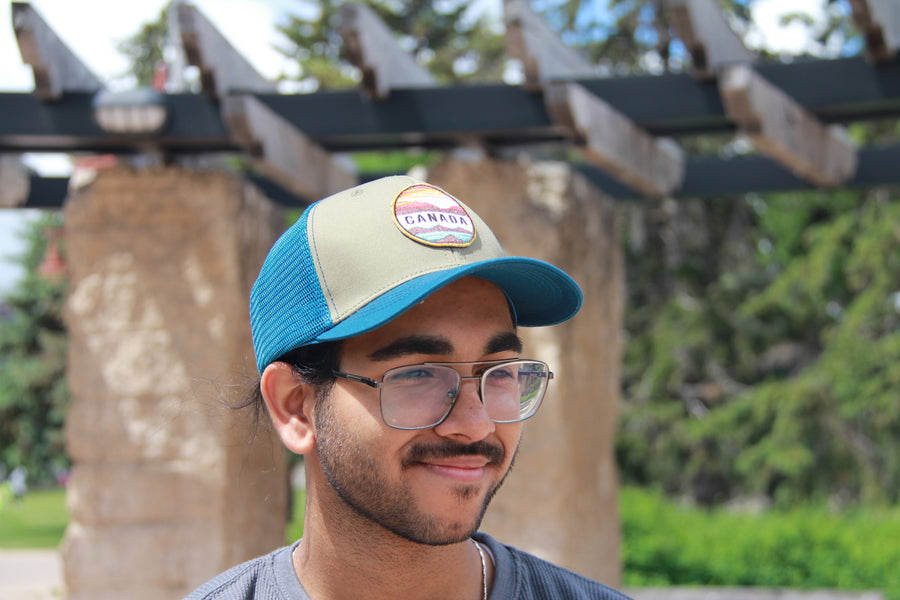 LAKE SCENE PATCH HAT