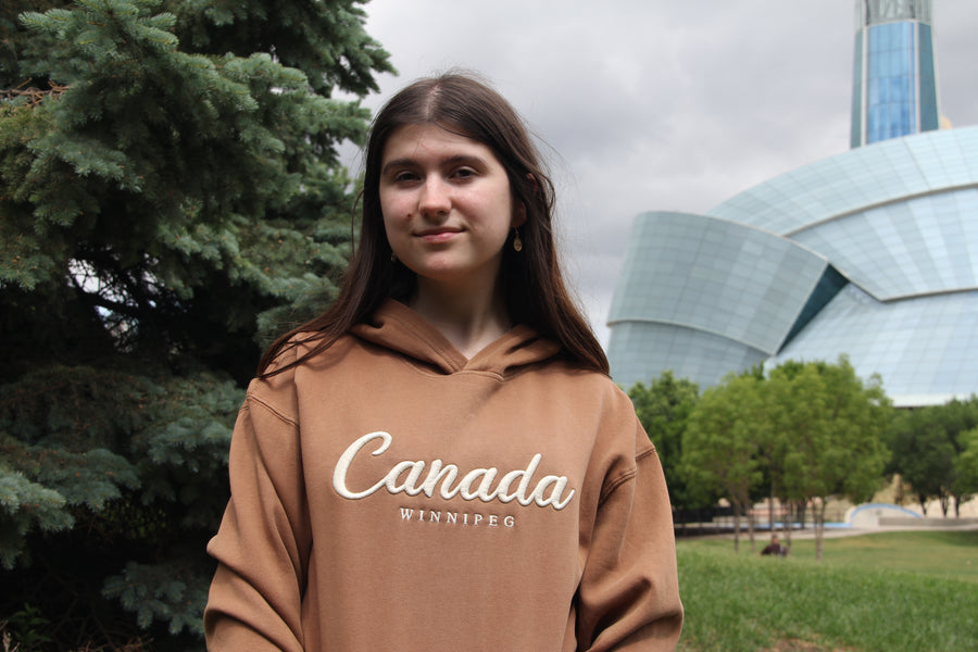 EMBROIDERED CANADA HOODIE