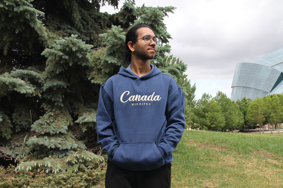 EMBROIDERED CANADA HOODIE