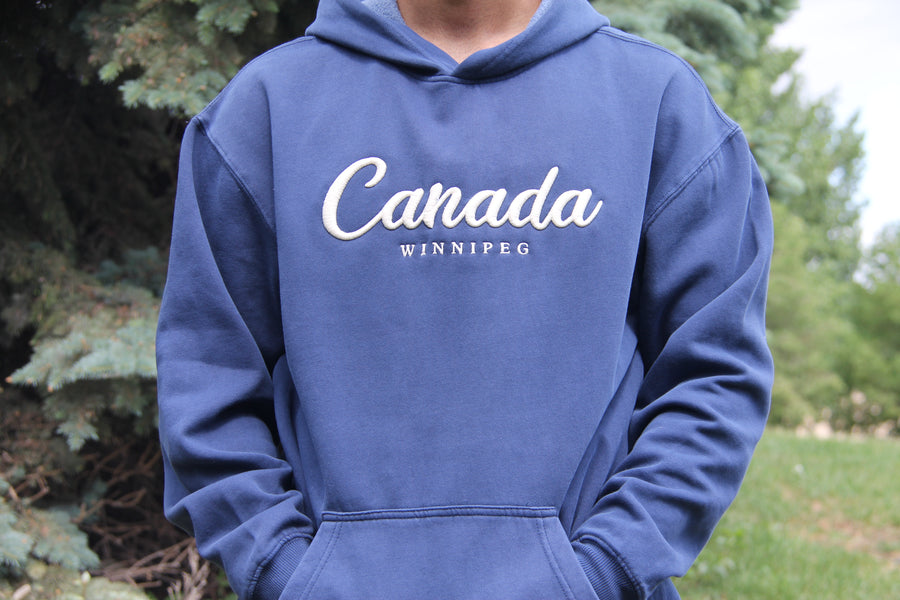 EMBROIDERED CANADA HOODIE