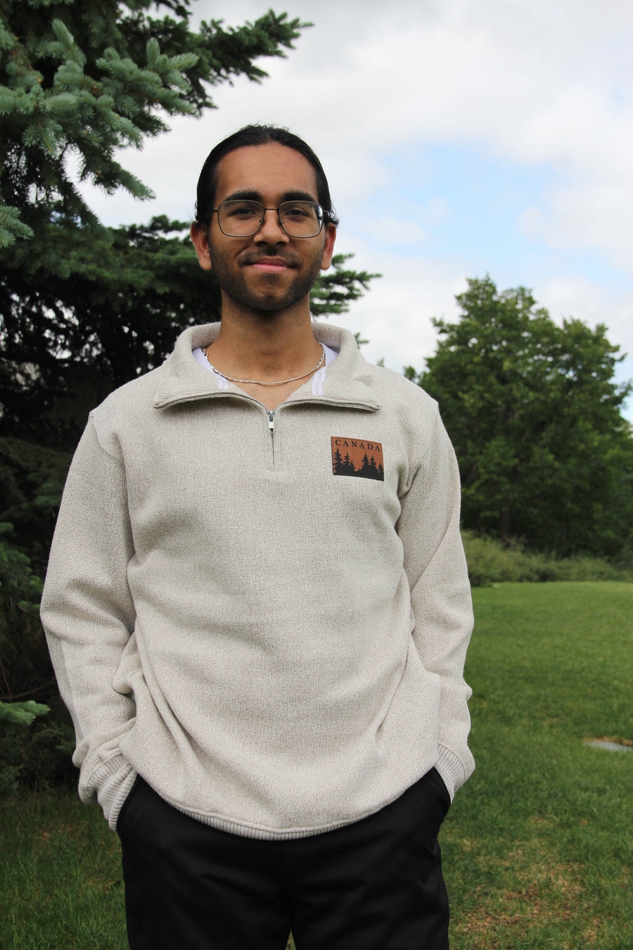 NANTUCKET 1/4 ZIP CANADA SWEATER