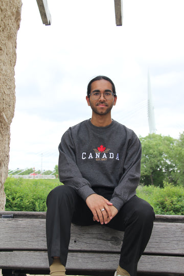 CANADA EMBROIDERED CREWNECK