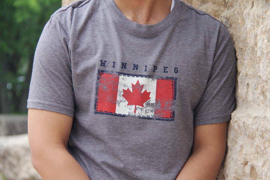 CANADA FLAG VINTAGE T-SHIRT