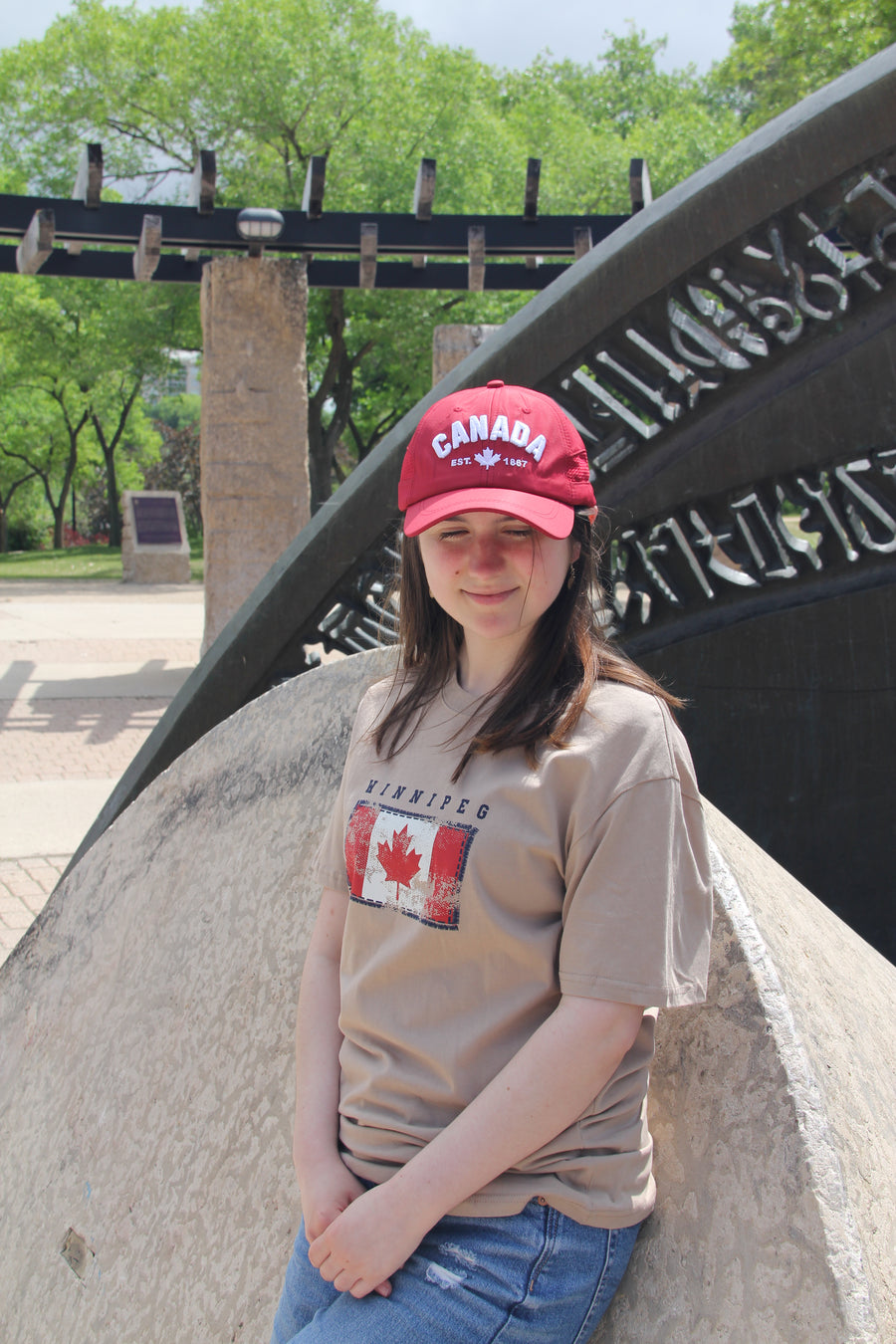 CANADA FLAG VINTAGE T-SHIRT