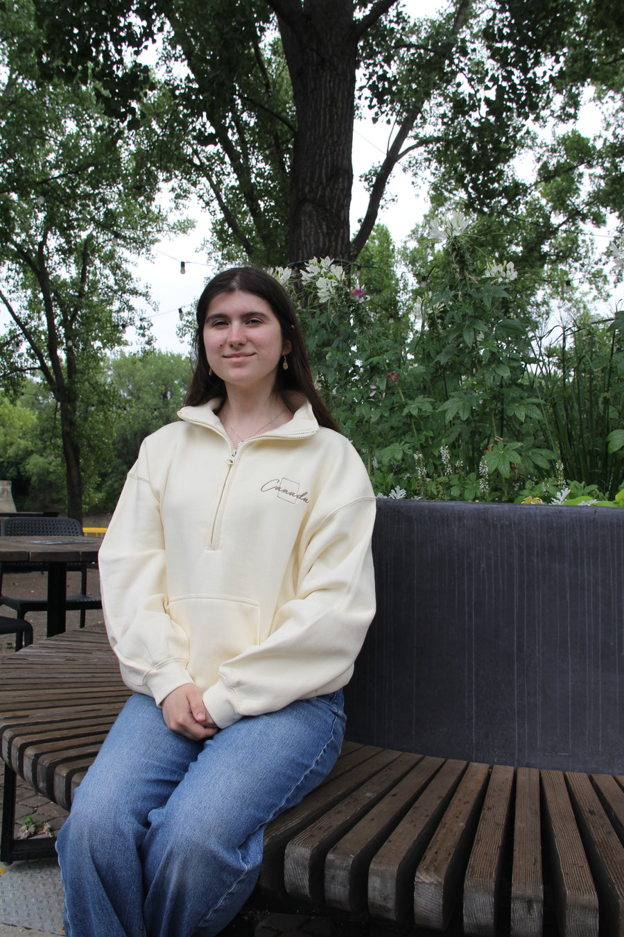 1/4 ZIP WOMENS SWEATER