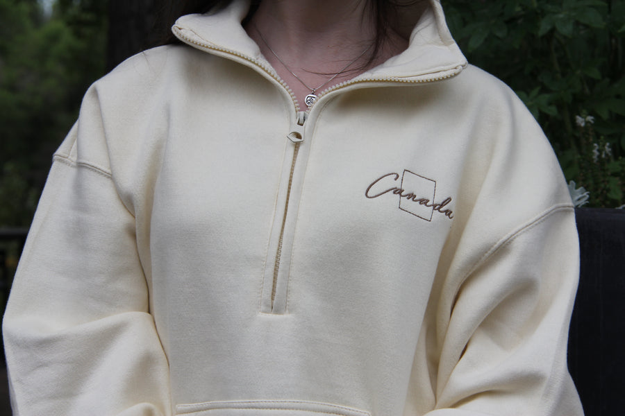 1/4 ZIP WOMENS SWEATER