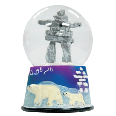 INUKSHUK SNOW GLOBE