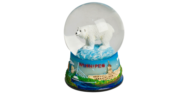 WINNIPEG CANADA SNOW GLOBE