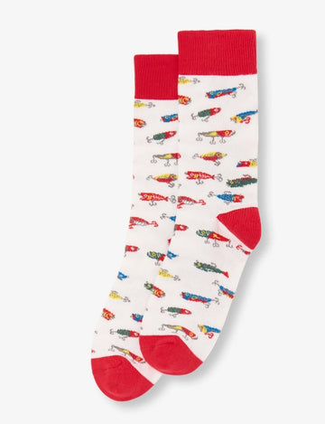 FISHING LURES CREW SOCKS