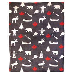 CANADA ICONS BLANKET