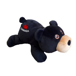 FLOPPY BLACK BEAR STUFFIE