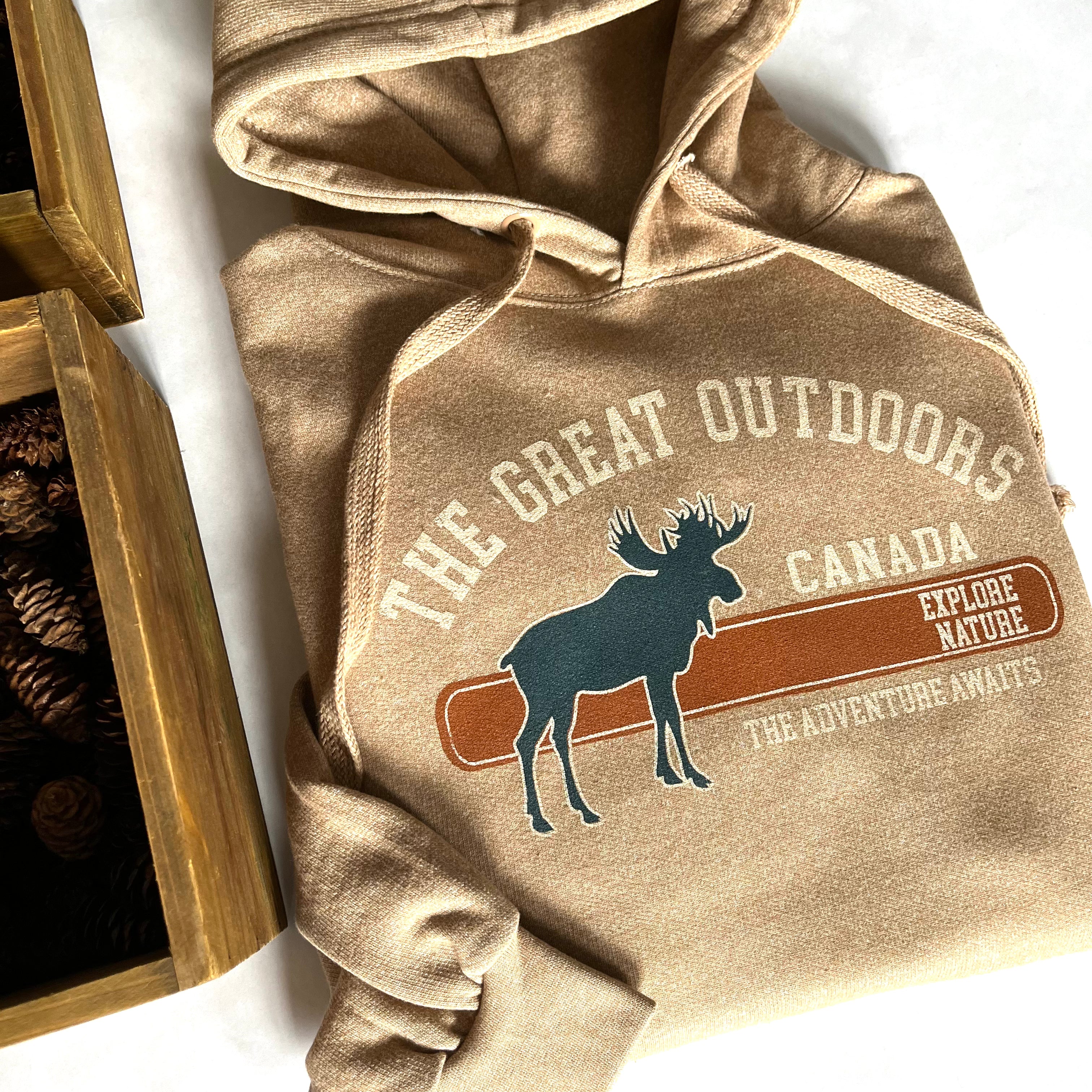 THE GREAT OUTDOORS MOOSE HOODIE