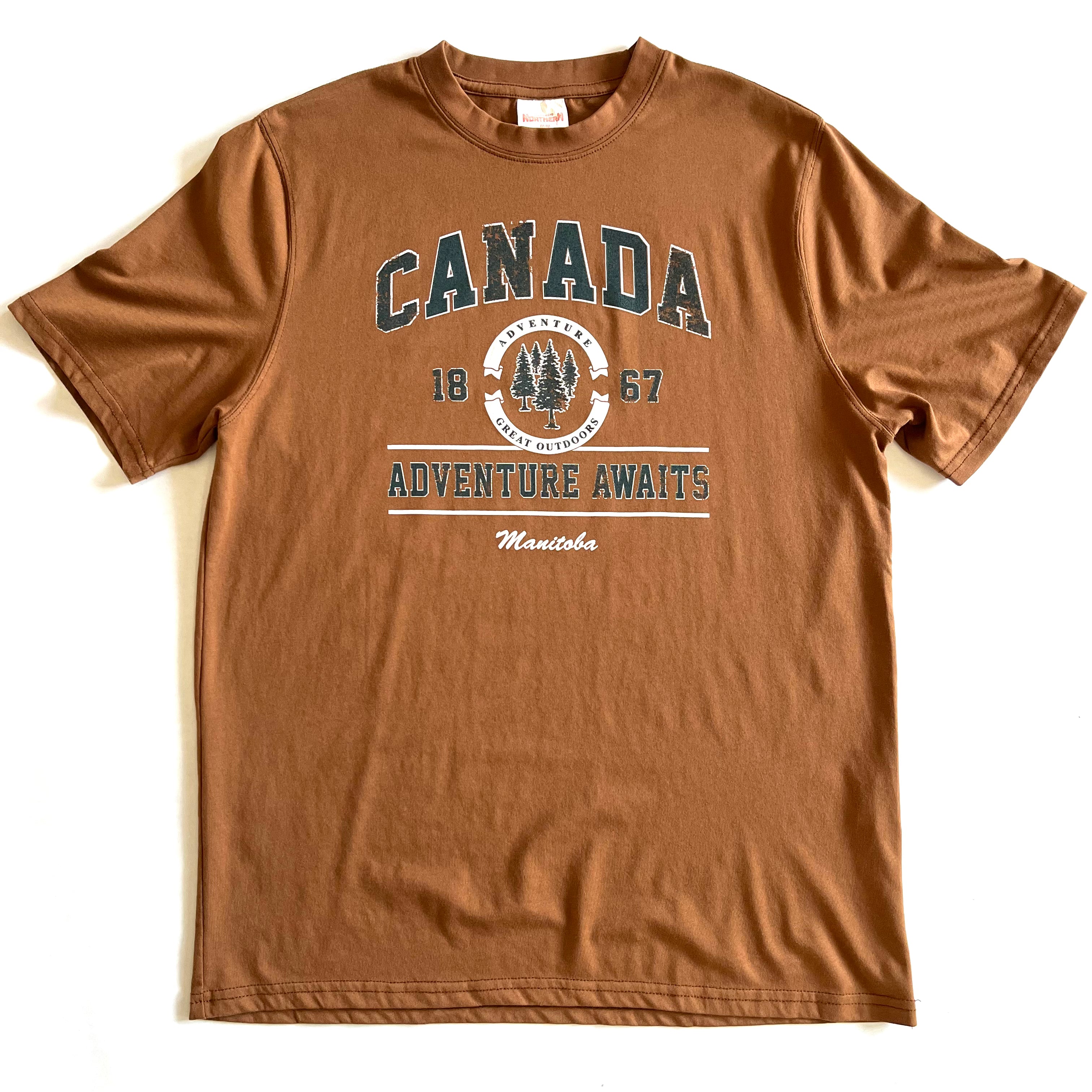 ADVENTURE AWAITS CANADA T-SHIRT