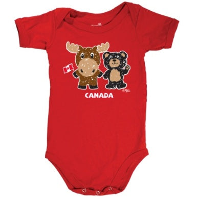 MOOSE AND BEAR ONESIE