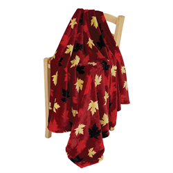 SCATTERED LEAVES BLANKET