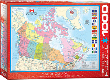 MAP OF CANADA PUZZLE
