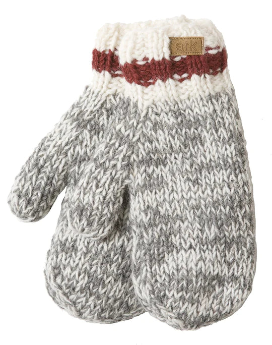 WOOL CABIN KNIT MITTS
