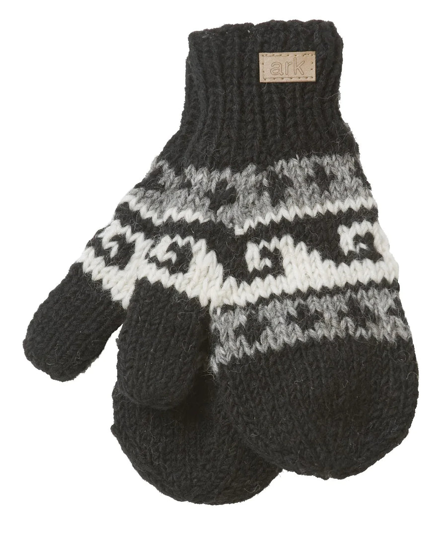 WOOL WAVE MITTS