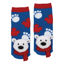 POLAR BEAR PLUSH SOCKS