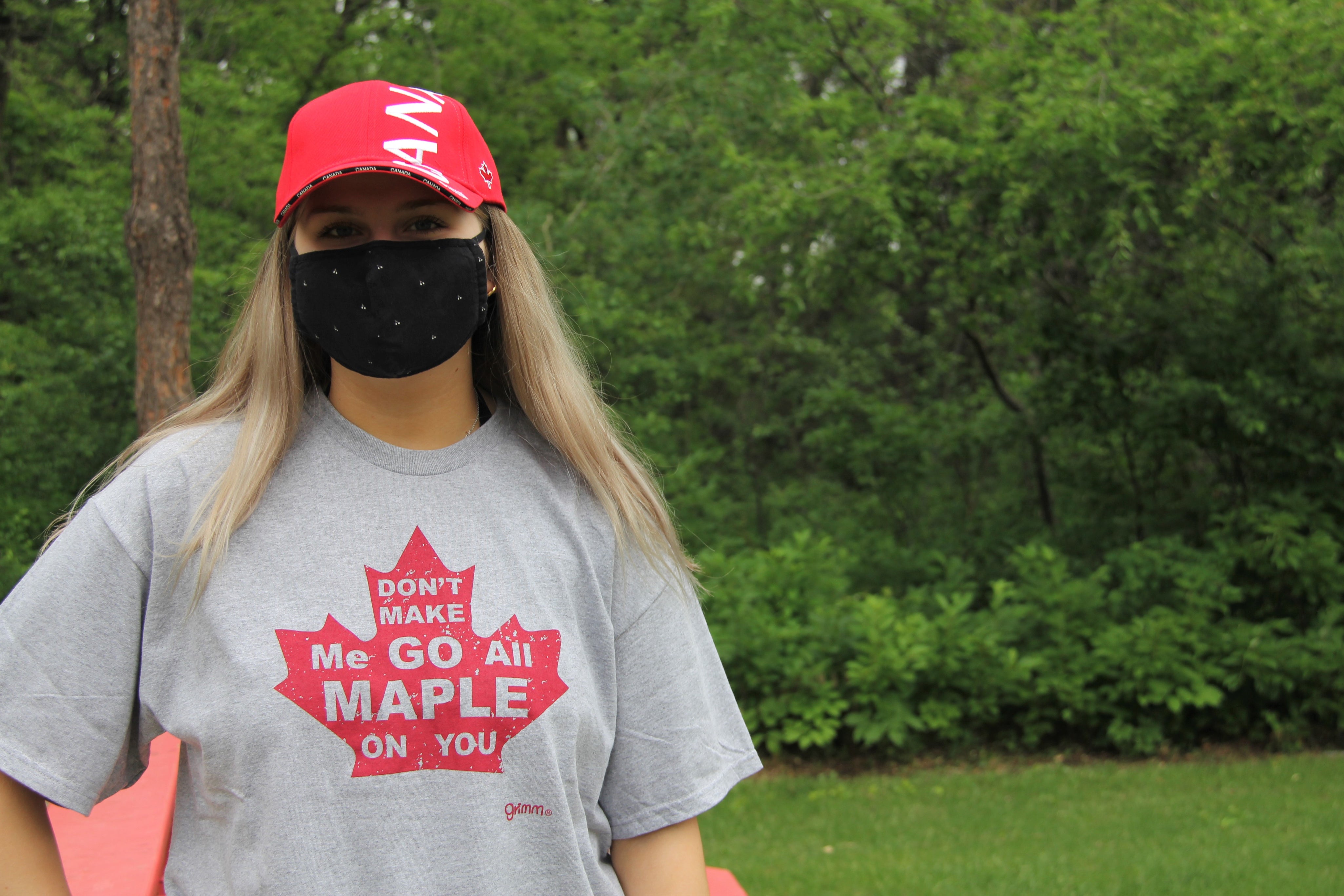 DON'T MAKE ME GO ALL MAPLE ON YOU TEE