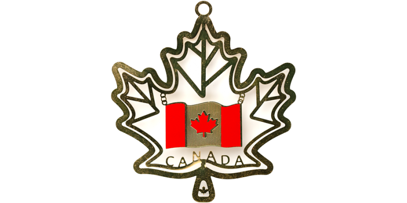 MAPLE LEAF ORNAMENT