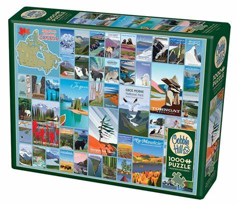 NATIONAL PARKS AND RESERVES OF CANADA PUZZLE