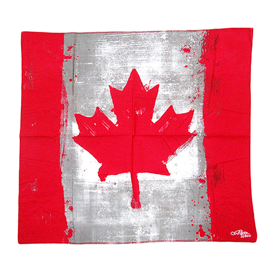 DISTRESSED CANADA FLAG BANDANA