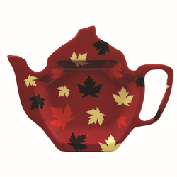 SCATTERED LEAVES TEA BAG HOLDER