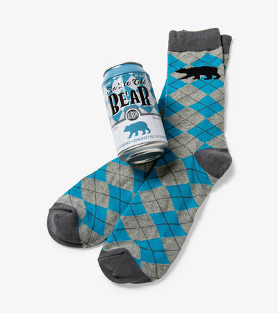 AN ICE COLD BEAR SOCKS