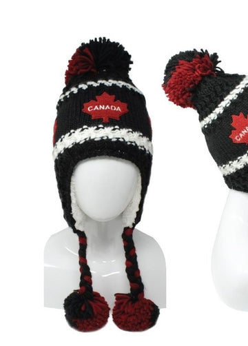 CANADA KIDS TOQUE WITH EAR FLAPS