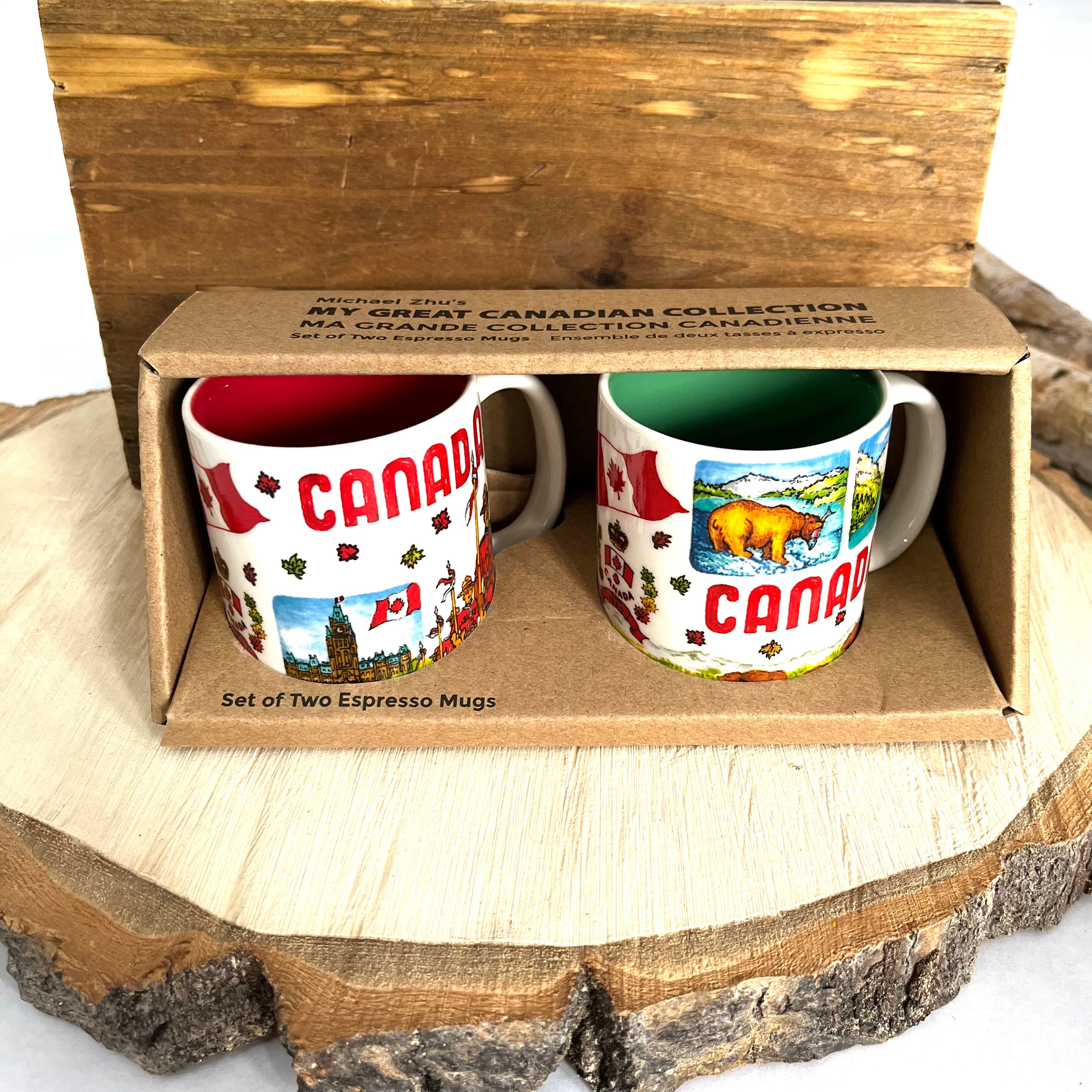 CANADA EXPRESSO MUG SET