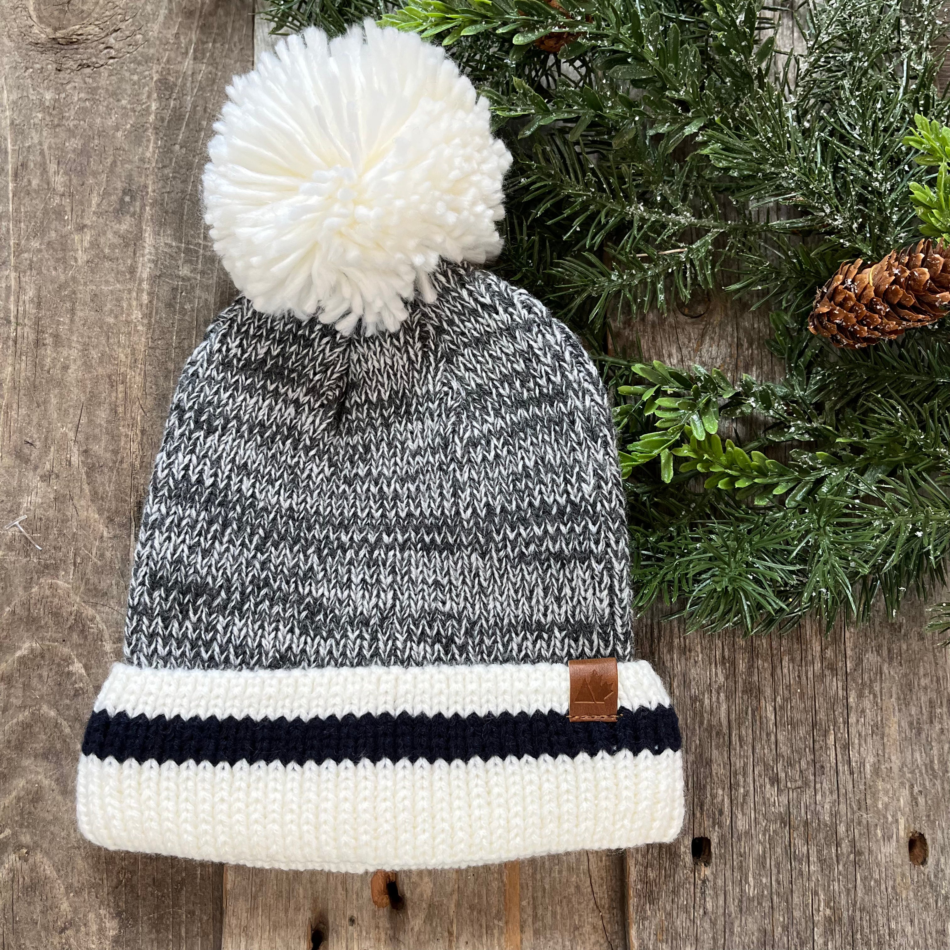 CABIN KNIT KIDS POM POM TOQUE