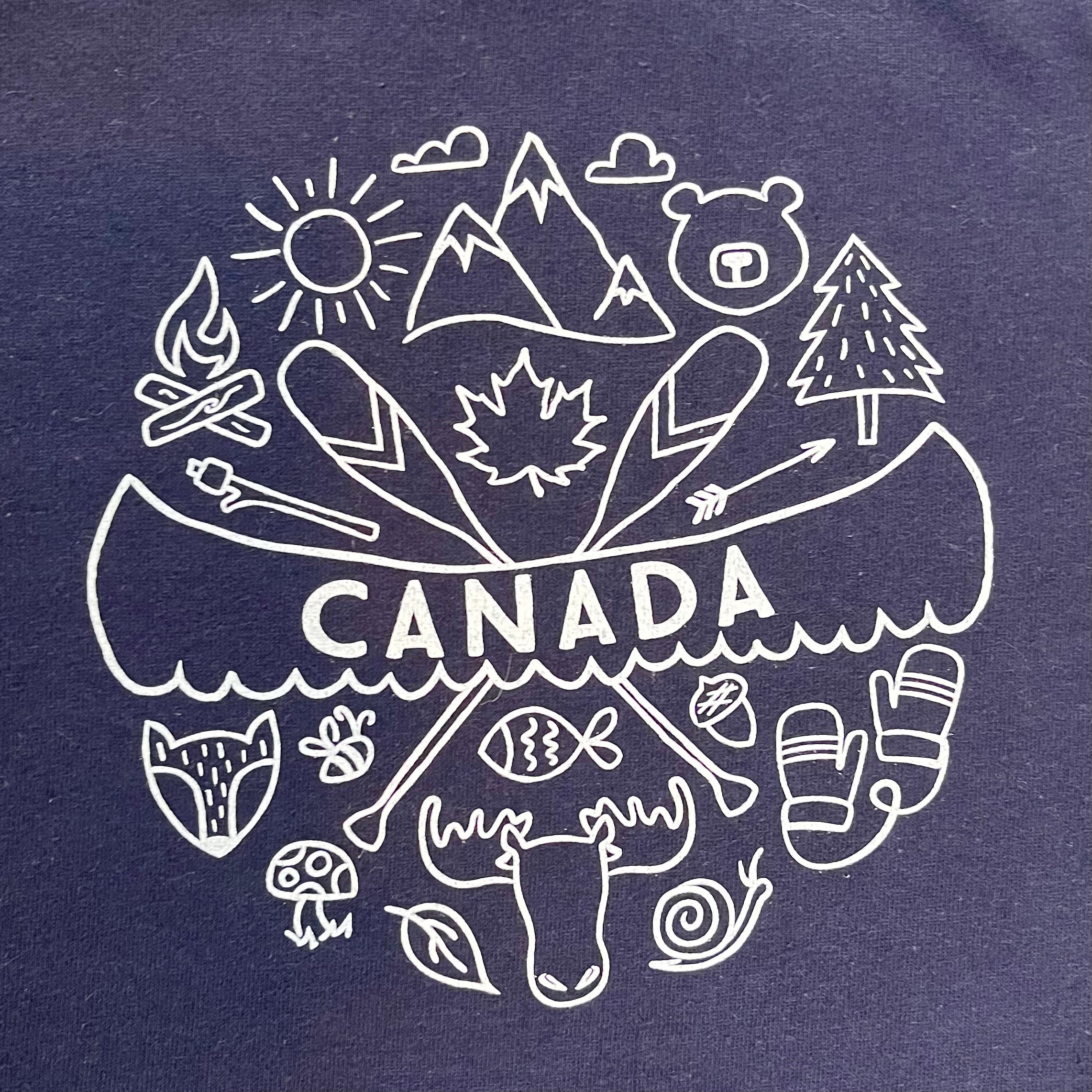 CANADA COLLAGE TODDLER T-SHIRT