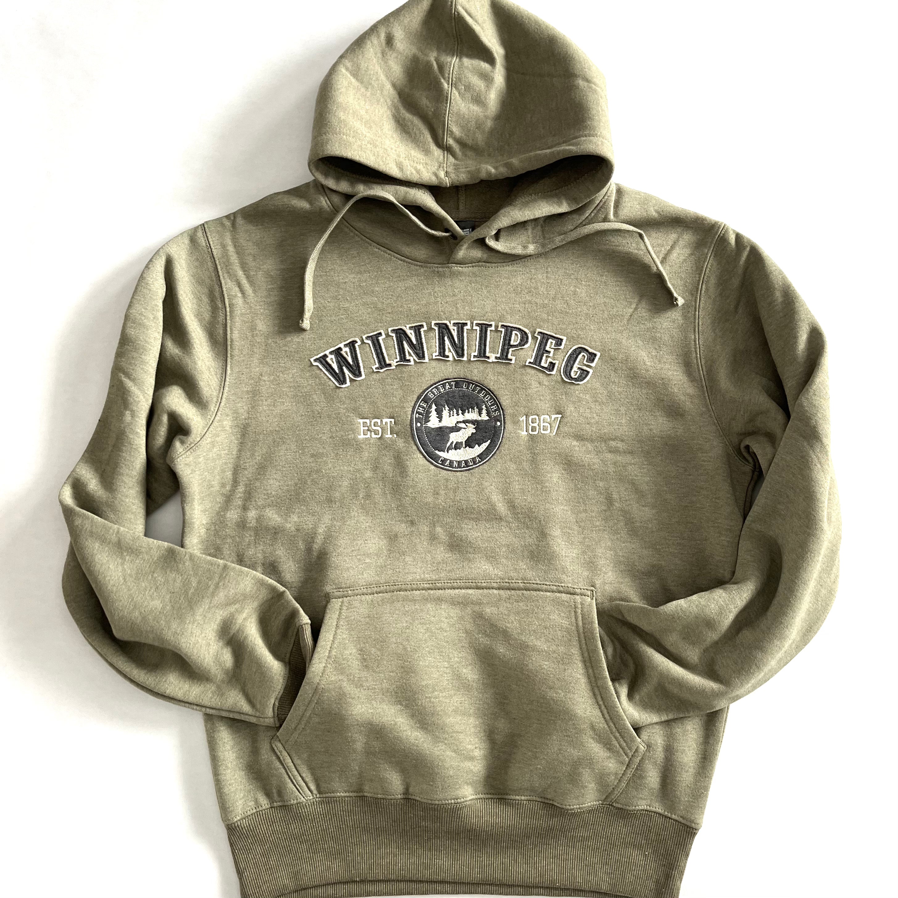 WINNIPEG MOOSE PATCH HOODIE