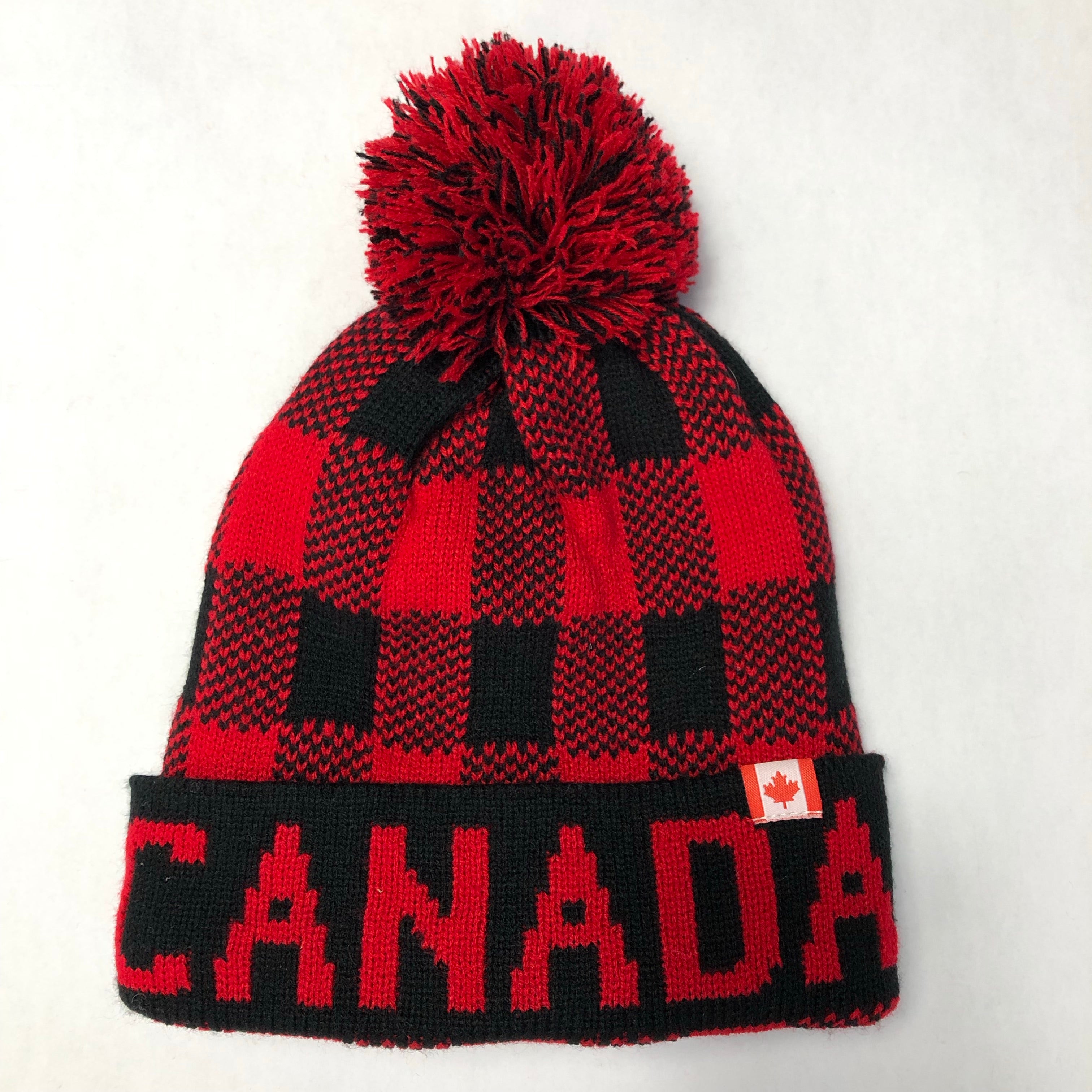 PLAID CANADA TOQUE